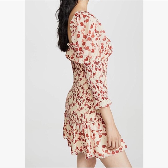 Keepsake Floral dress Size Medium - Picture 3 of 9